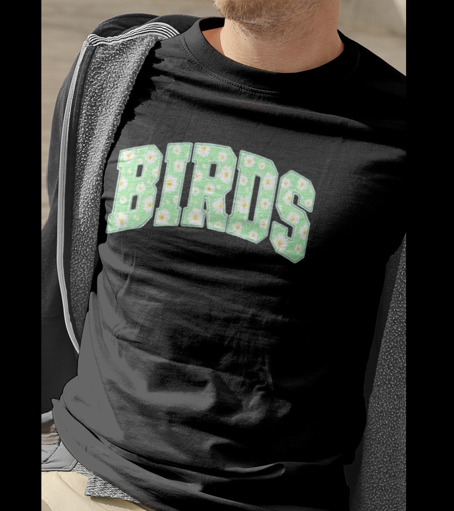Birds Kelly Green Philadelphia Football Daisy T-Shirt