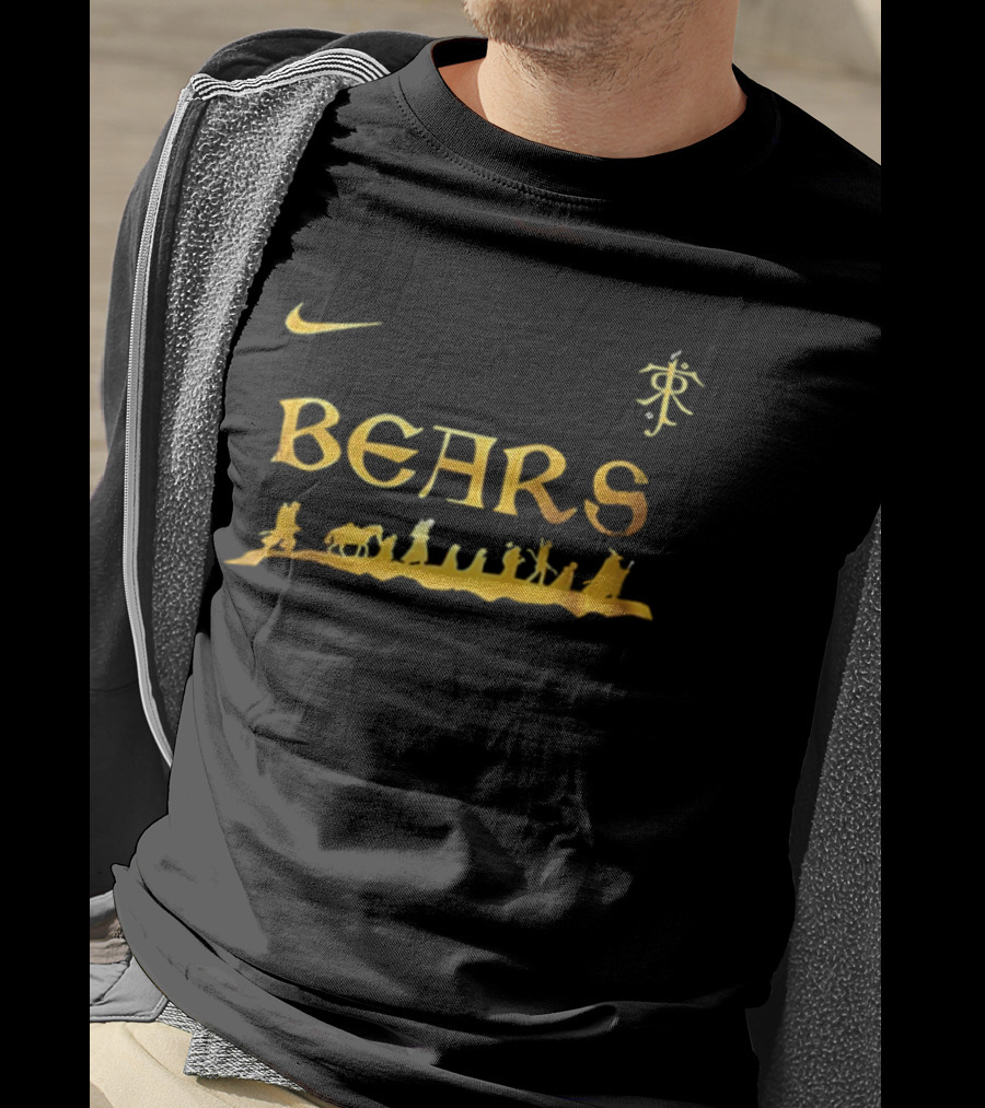 Chicago Bears Fellowship Of The Ring Nike Collaboration T-Shirt