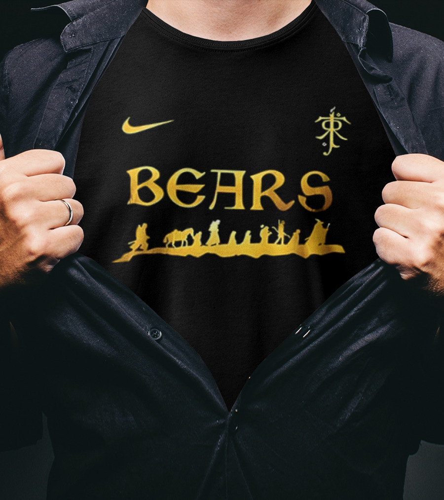 Chicago Bears Fellowship Of The Ring Nike Collaboration T-Shirt