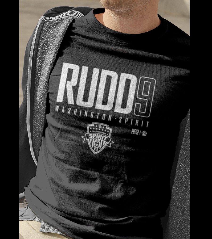 Rudd 9 Washington Spirit Soccer Team NWSL Crest T-Shirt