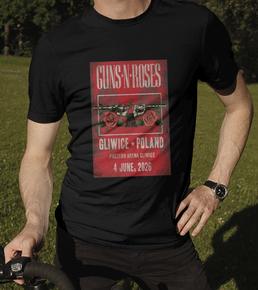Guns N' Roses 2026 PreZero Arena Gliwice Poland Concert 4 June T-Shirt