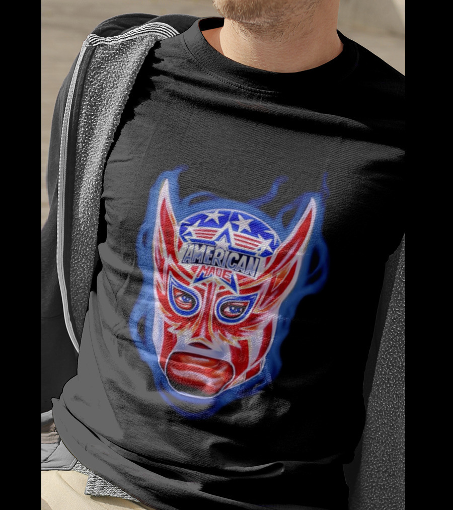 Cody Rhodes American Made Luchador Mask Star Spangled T-Shirt