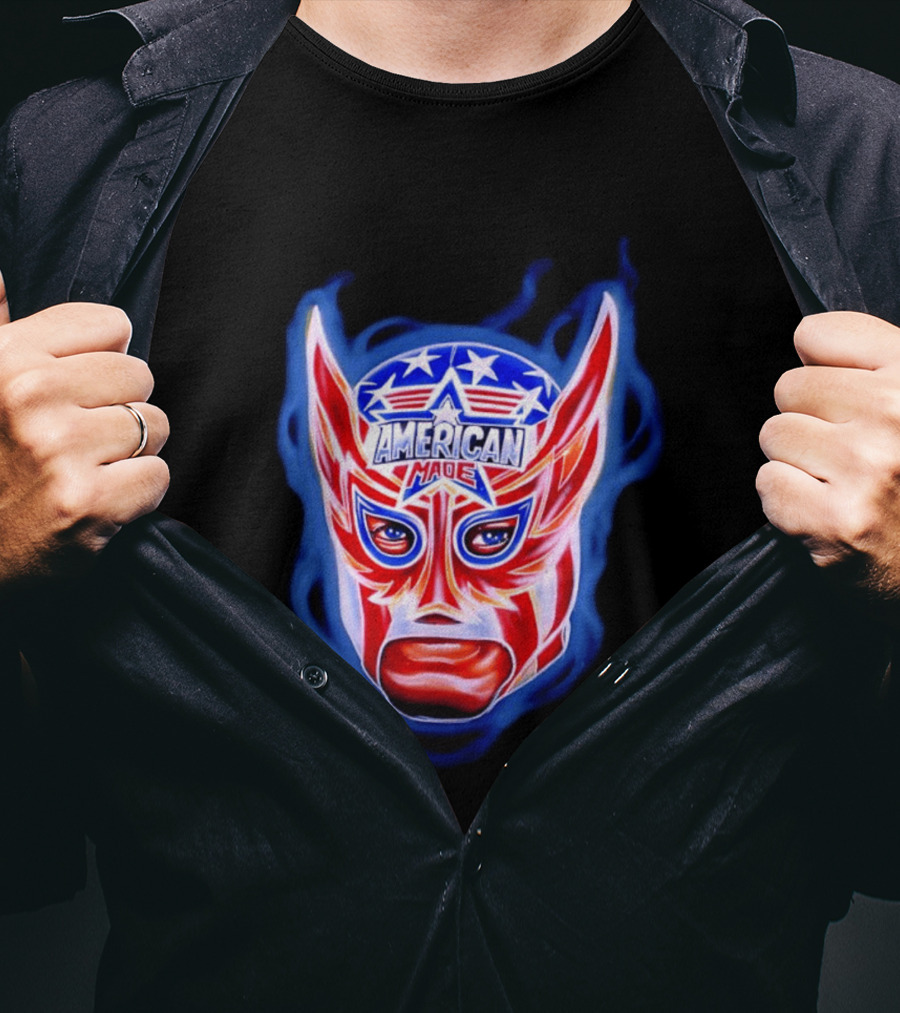 Cody Rhodes American Made Luchador Mask Star Spangled T-Shirt