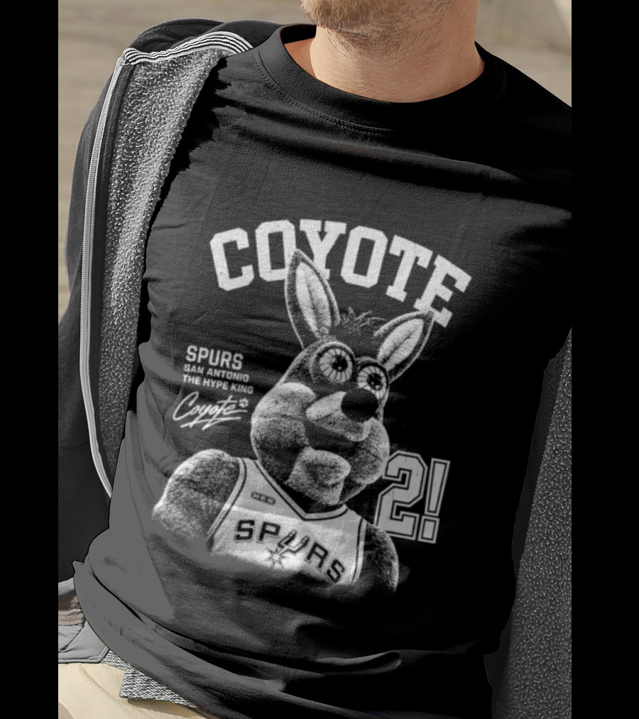 Coyote Spurs San Antonio NBA Basketball The Hype King 21 T-Shirt