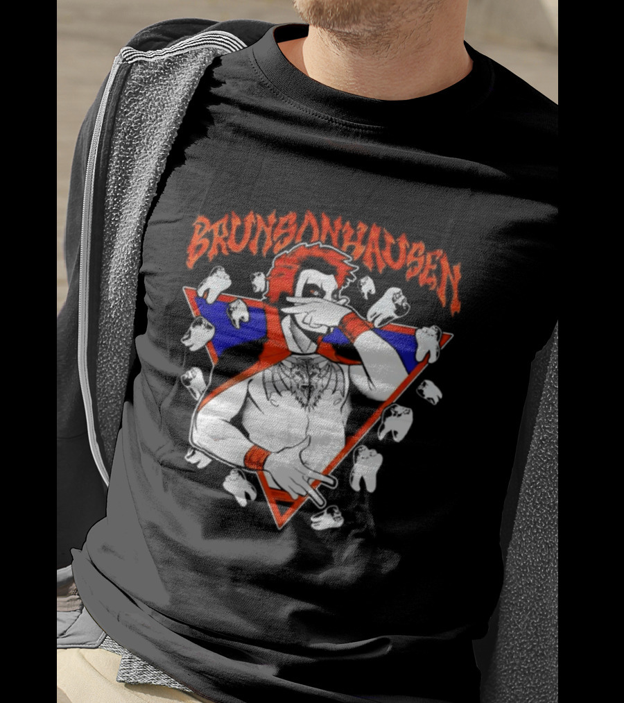 Brunsonhausen WWE Fan Art Featuring Danhausen And Jalen Brunson T-Shirt