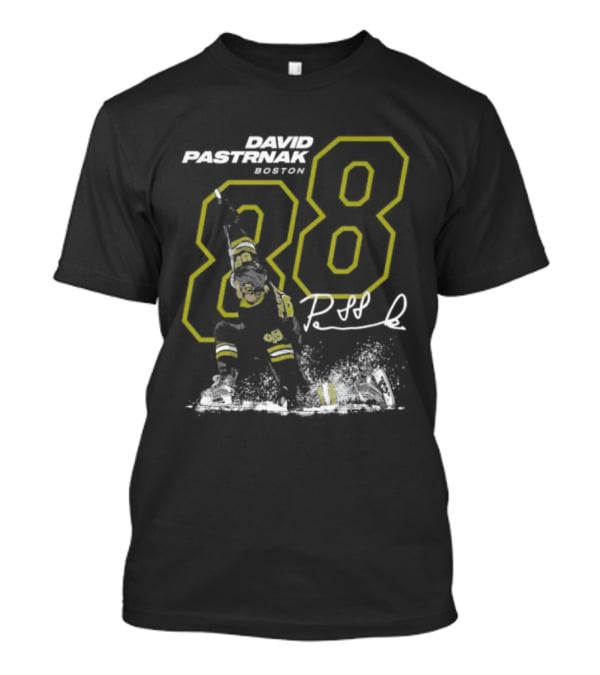 David Pastrnak 88 Boston Bruins NHL Player Fan Gear T-Shirt