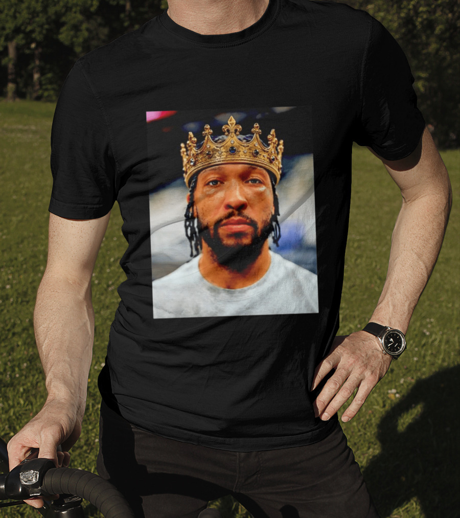 Jalen Brunson King New York Knicks Crown T-Shirt