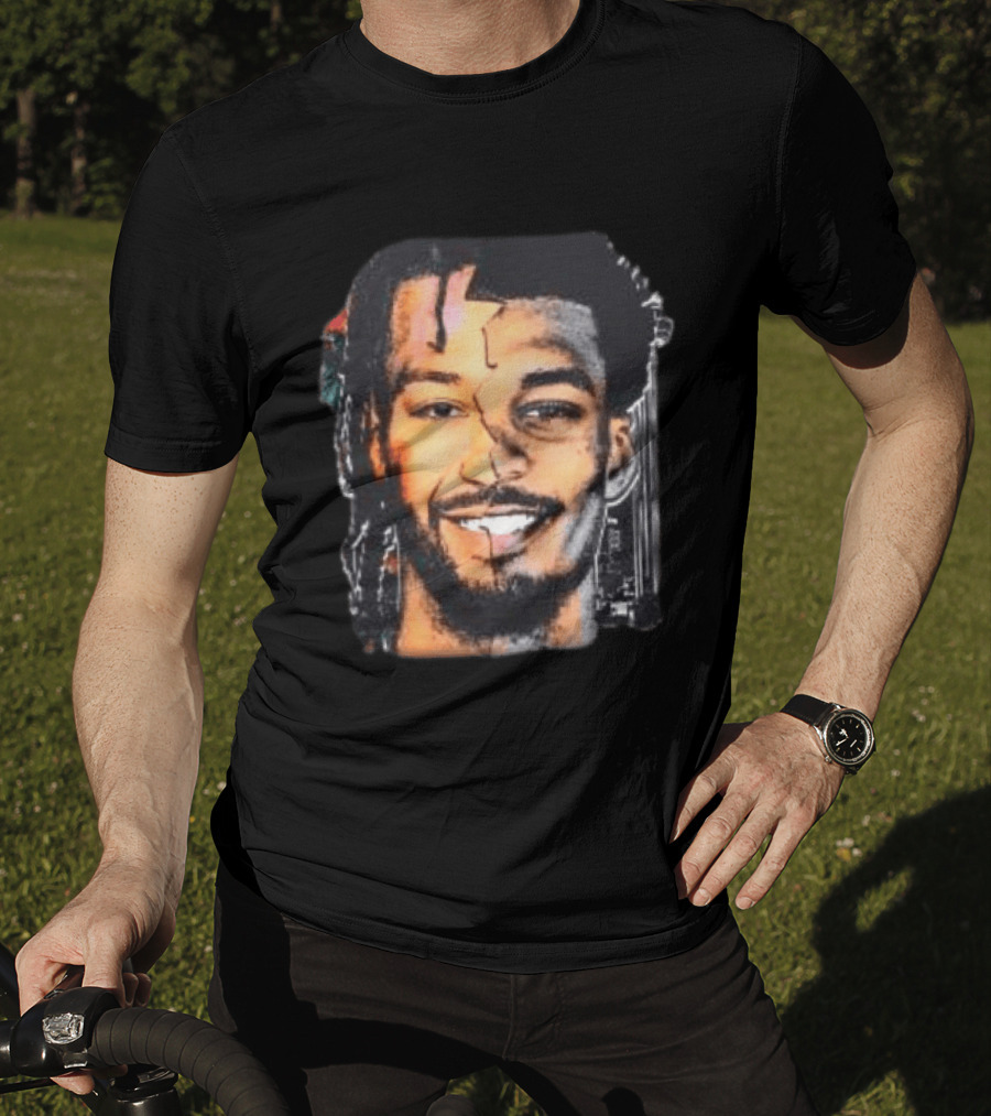 Jalen Brunson New York Knicks Victor Wembanyama San Antonio Spurs Big Face Basketball Collage T-Shirt