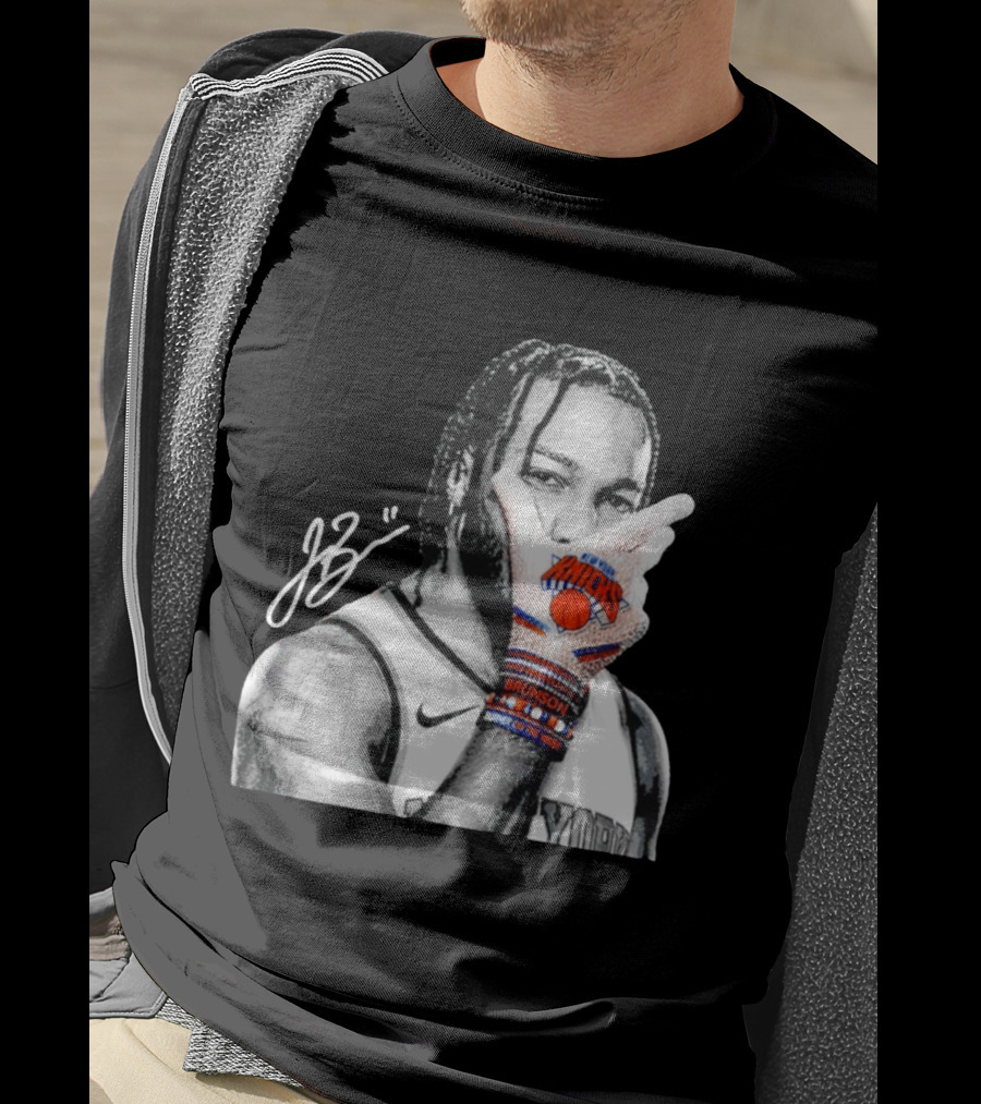 Jalen Brunson New York Knicks Burner Of The Year MJ Glove Pose T-Shirt