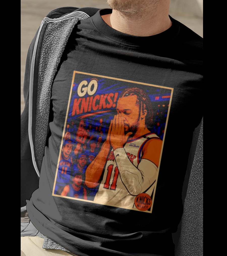 GO KNICKS Jalen Brunson New York Knicks 11 Mexico T-Shirt