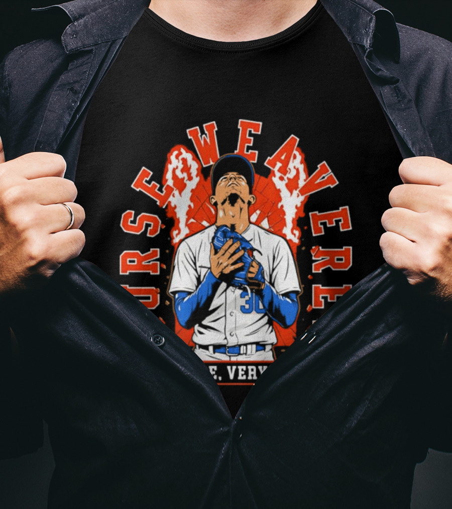 Jared Weaver Los Angeles Angels Curse Weavered Very Nice Very Weaver T-Shirt