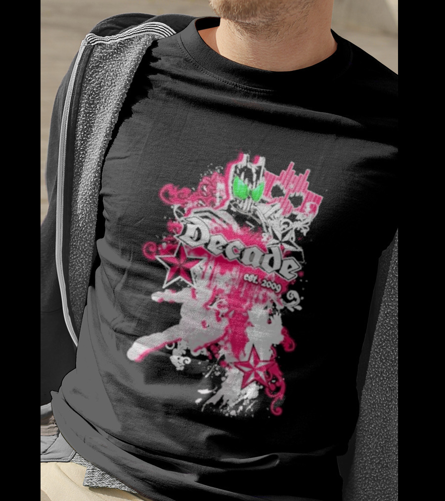 Kamen Rider Decade Est 2009 Heroic Starburst Adventure T-Shirt