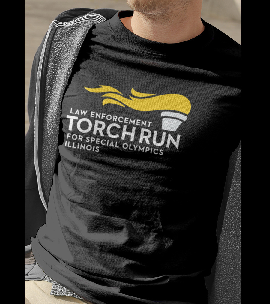Law Enforcement Torch Run Special Olympics Illinois T-Shirt