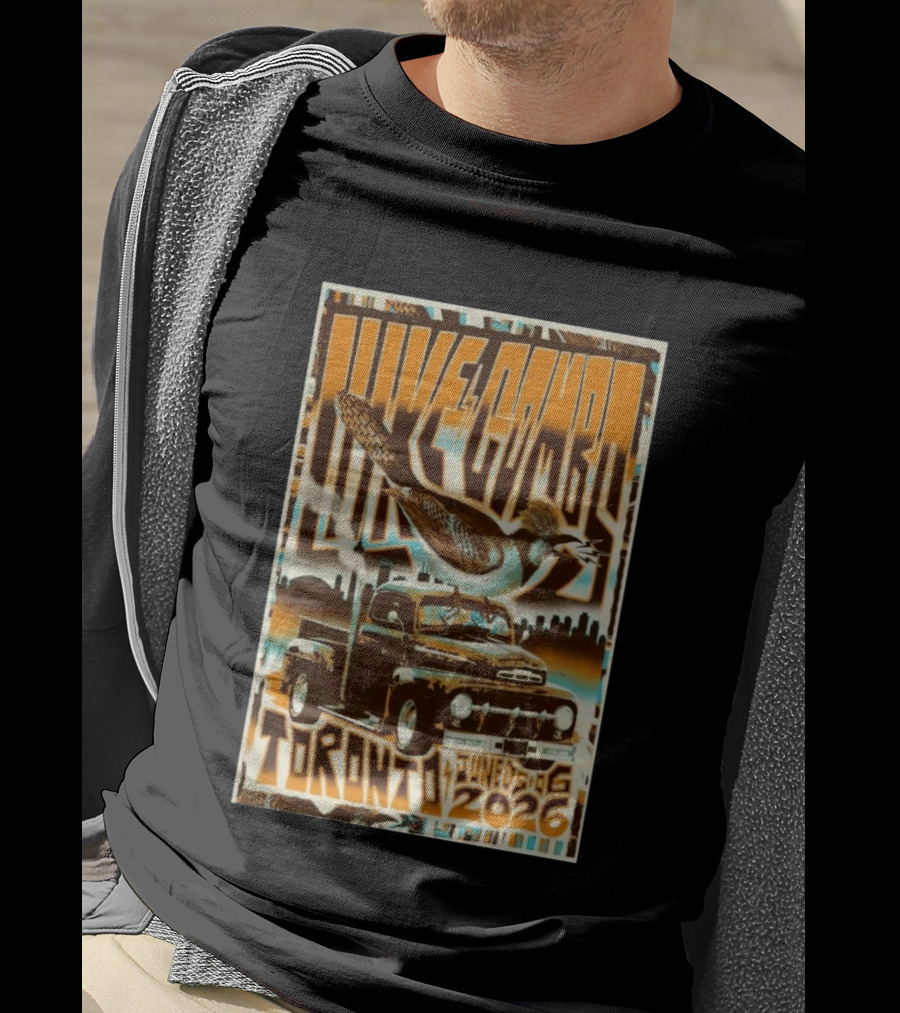 Luke Combs 2026 Tour Toronto June 5 6 Truck And Bird Skyline T-Shirt