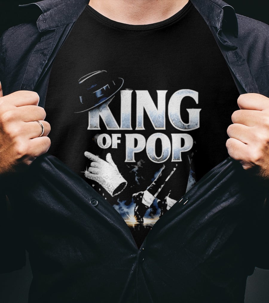 King Of Pop Iconic Hat And Glove T-Shirt