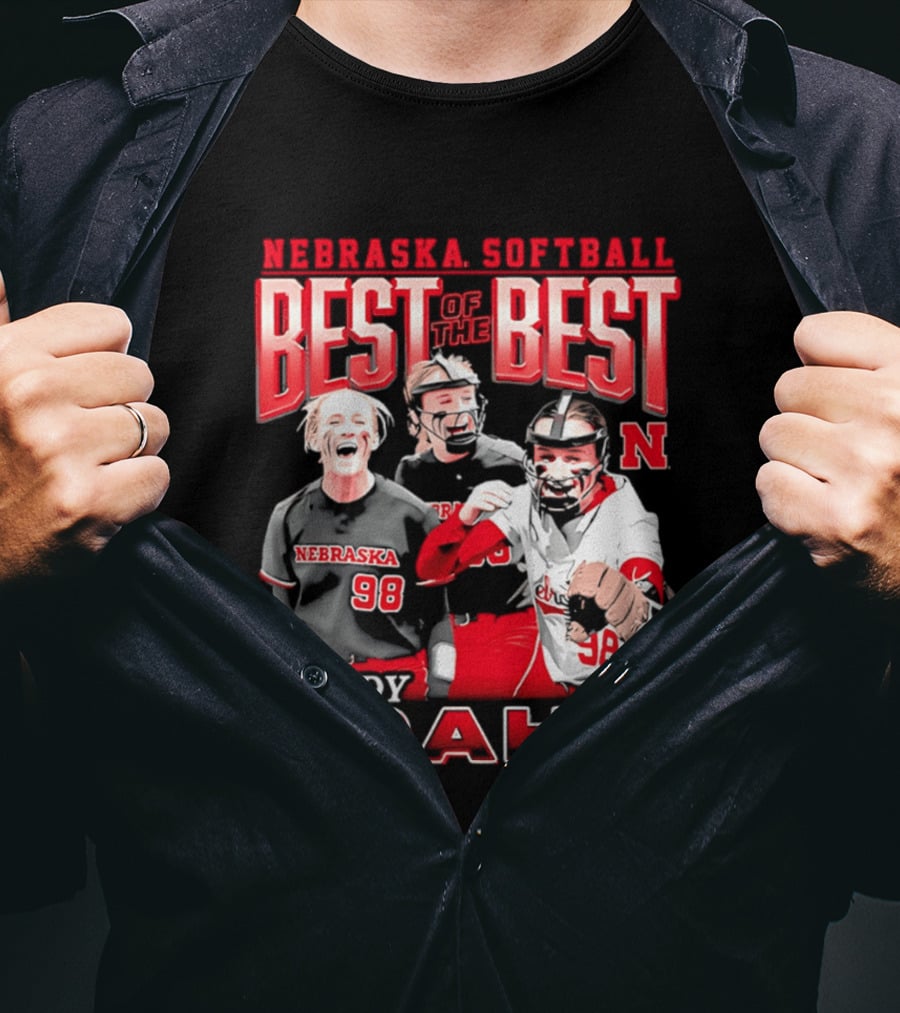 Nebraska Softball Best Of The Best Jordy Frahm 98 T-Shirt
