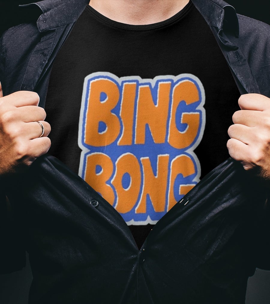 New York Knicks Basketball BING BONG Phrase T-Shirt