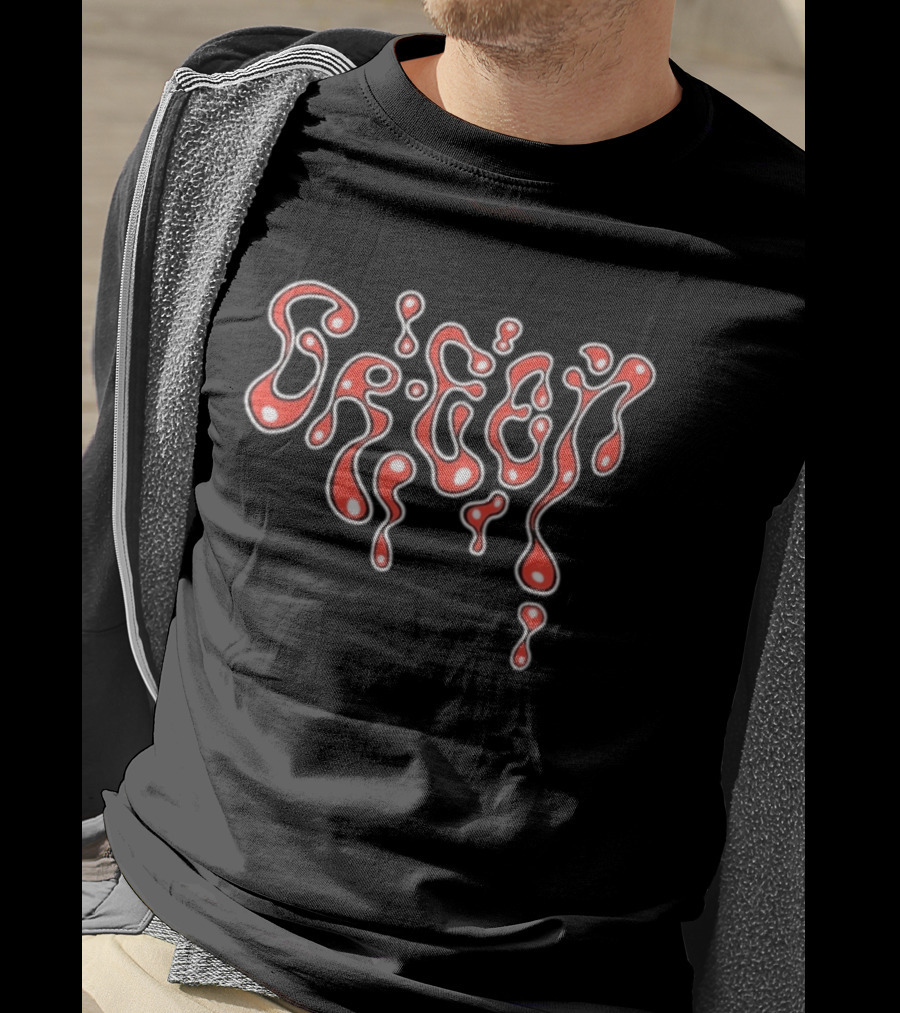 Pretty Green Dripping Letters T-Shirt