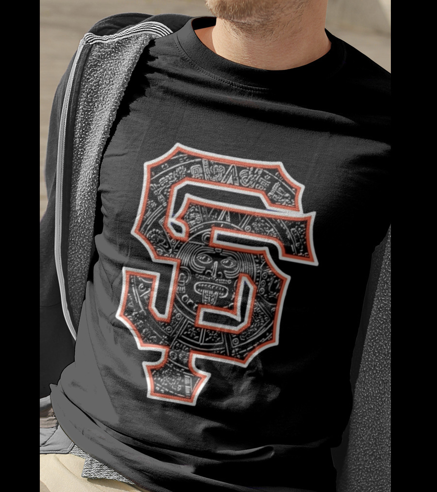 San Francisco SF Aztec Calendar T-Shirt
