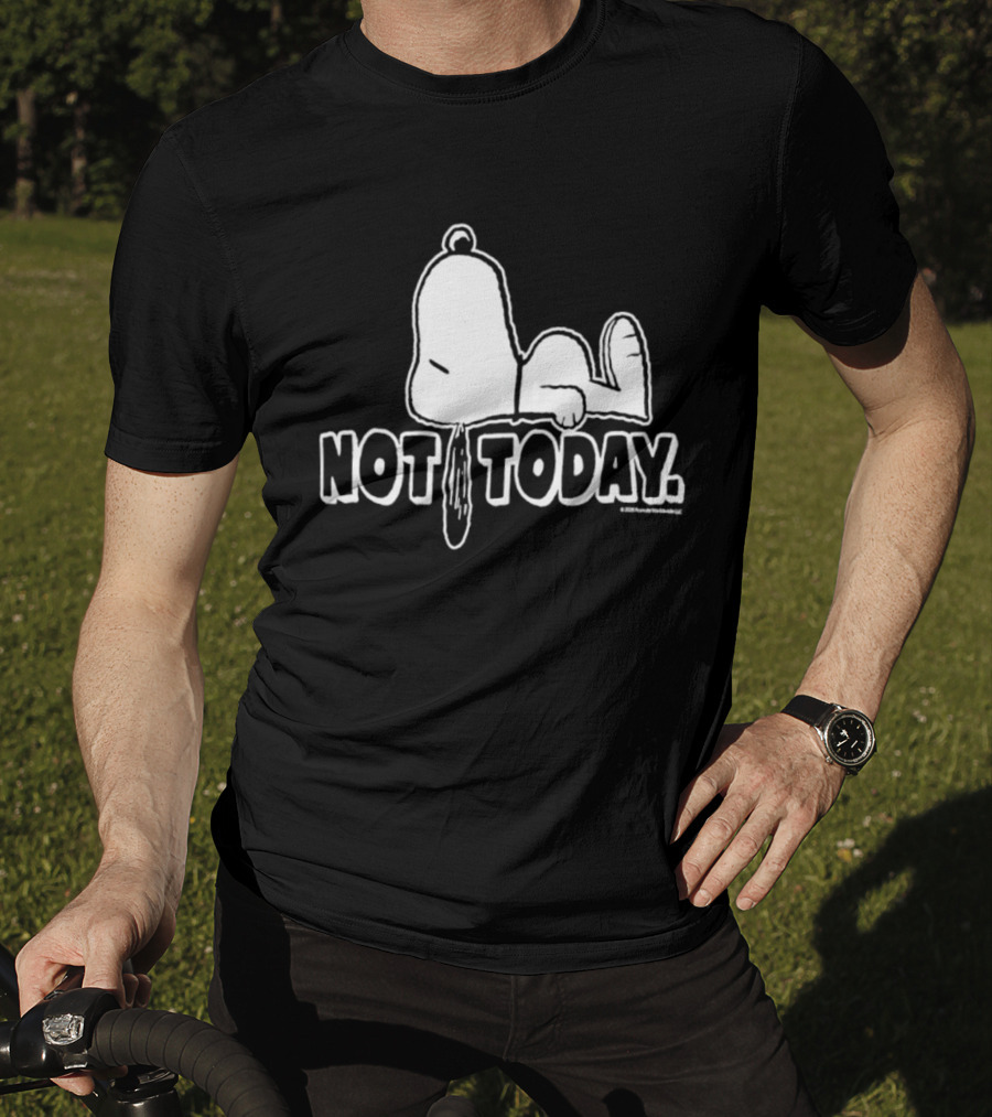 Snoopy Not Today Relaxed Mood Peanuts T-Shirt
