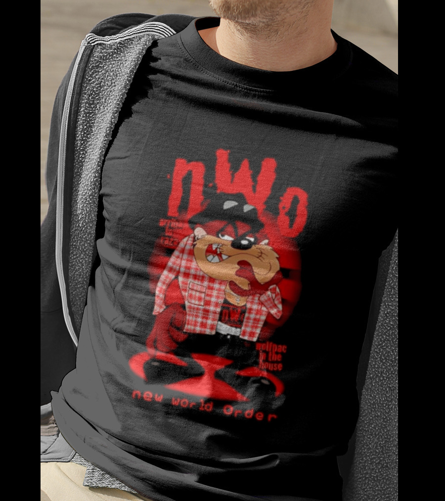 NWo Wolfpac Taz Tasmanian Devil New World Order Arriba La Raza T-Shirt