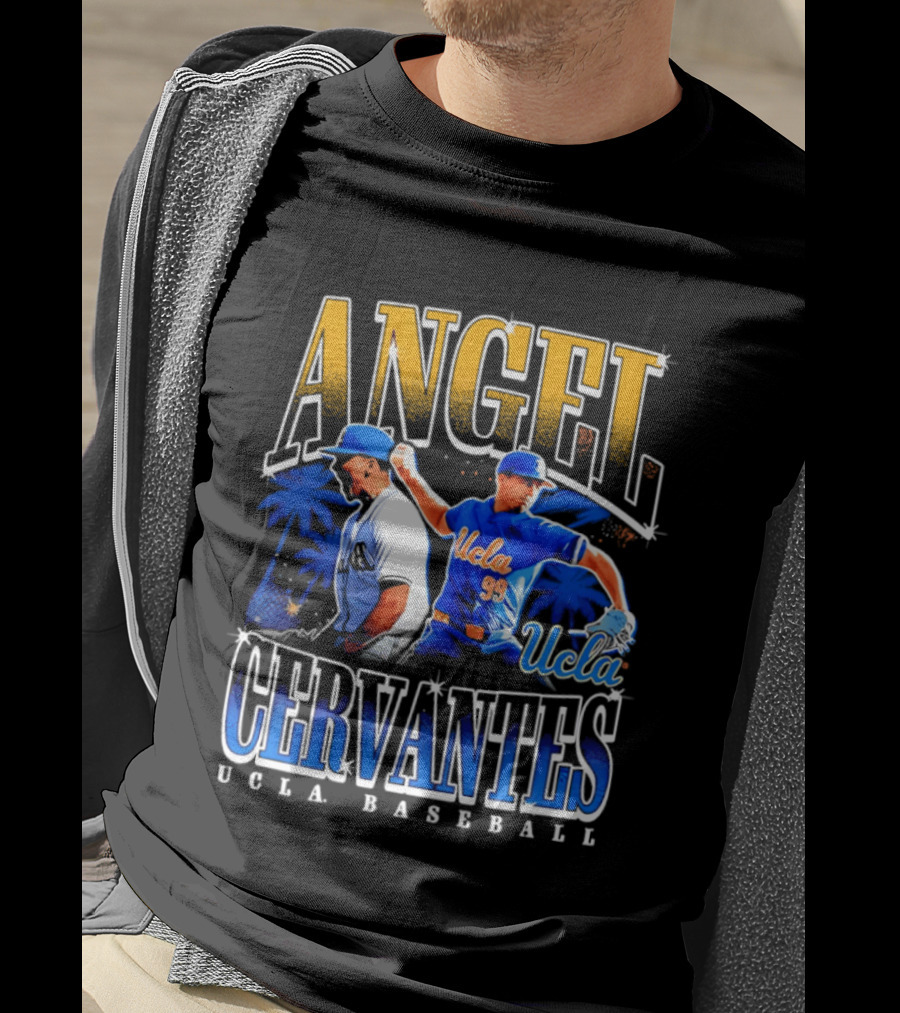 Ucla Baseball Angel Cervantes Player T-Shirt