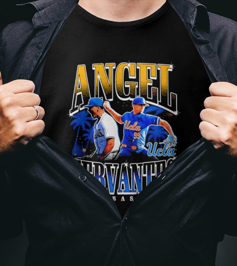 Ucla Baseball Angel Cervantes Player T-Shirt