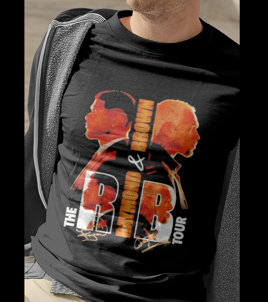 Usher Chris Brown Raymond & Brown The R B Tour Concert Signatures T-Shirt