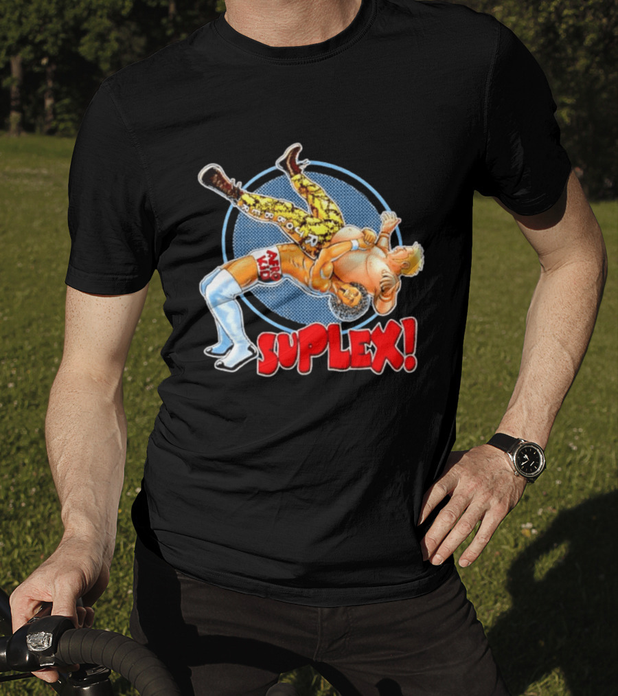 Afro Kid Wrestling Suplex Move T-Shirt