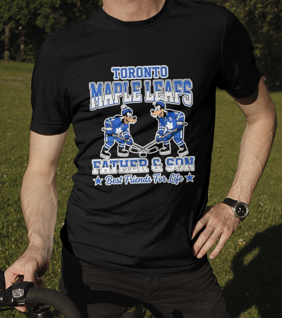 Toronto Maple Leafs Goofy Father And Son Best Friends For Life T-Shirt