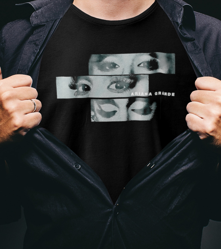 Ariana Grande Eyes Montage Pop Music T-Shirt