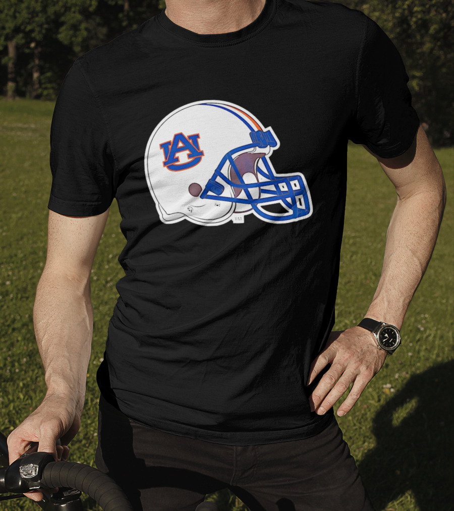 Auburn Tigers Football Helmet AU T-Shirt