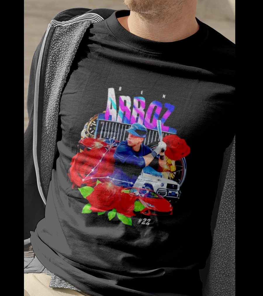 Ben Arroz New York Yankees Aaron Judge MLB 22 Luxury Sports Supercar Rose T-Shirt