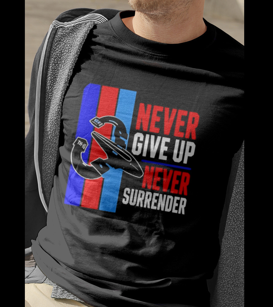 Galaxy Quest Never Give Up Never Surrender NSEA Protector Starship T-Shirt
