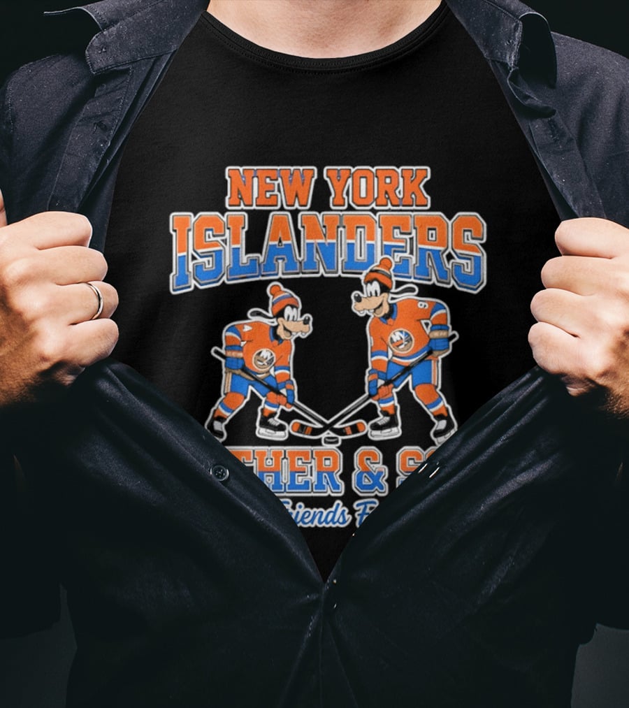 New York Islanders Goofy Father Son Best Friends For Life T-Shirt