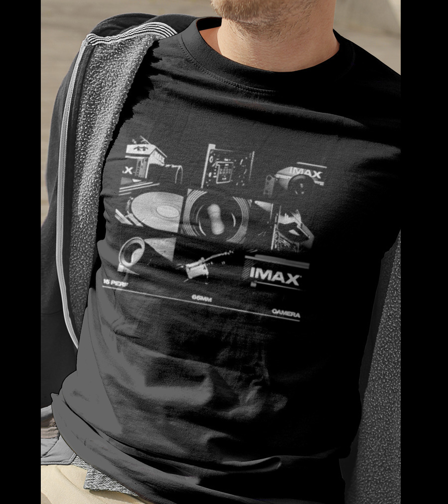 IMAX 15 Perf 65mm Camera Movie Film Technology Cinematography T-Shirt