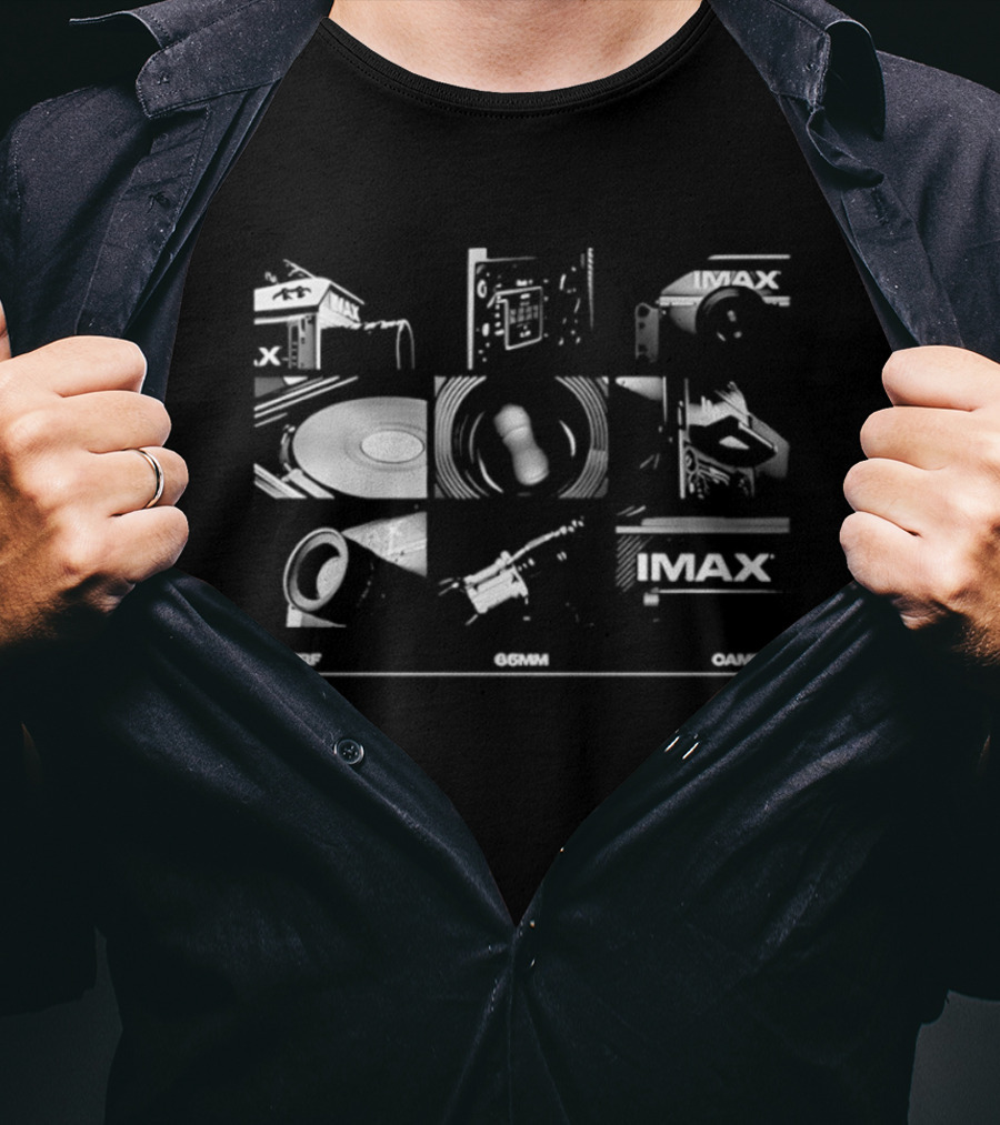 IMAX 15 Perf 65mm Camera Movie Film Technology Cinematography T-Shirt