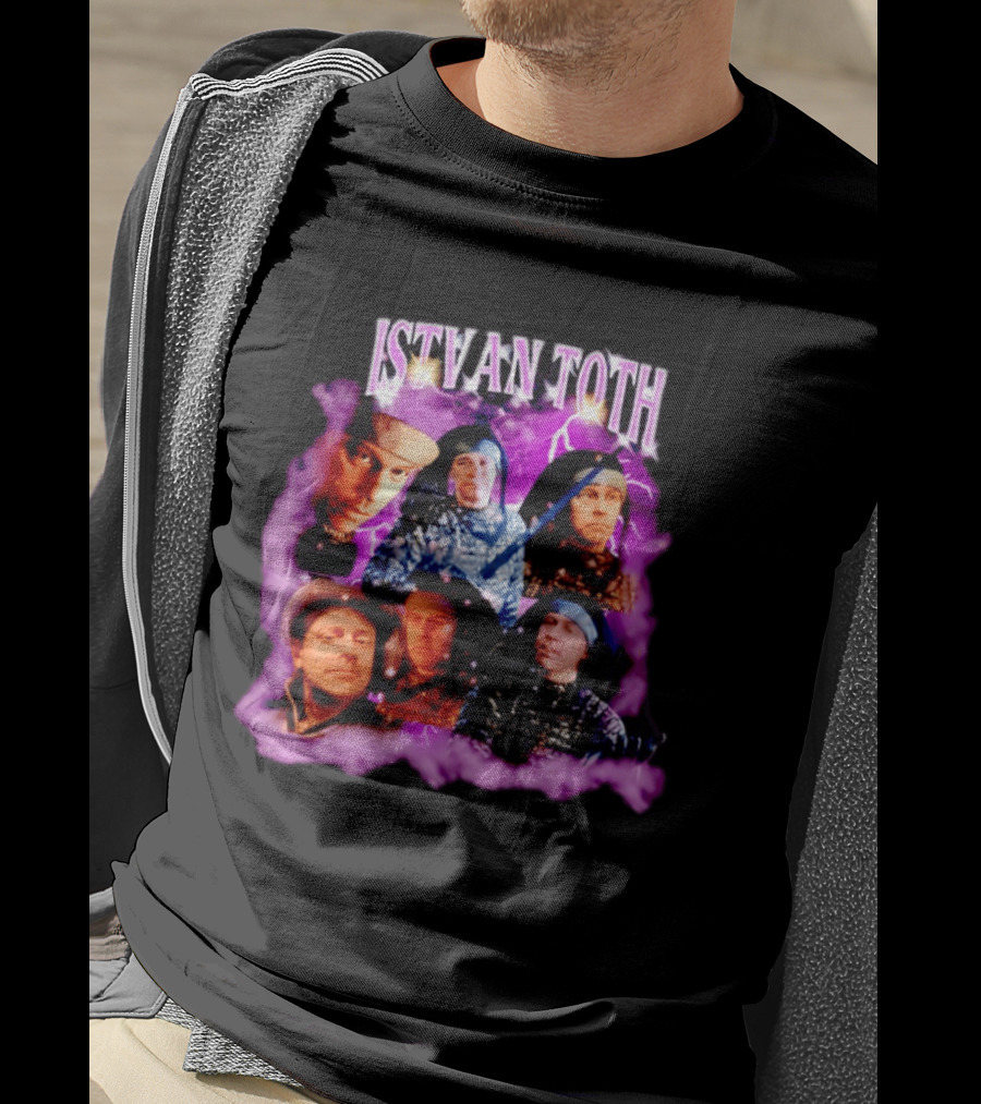 ISTVAN TOTH Lightning Expressions And Artistic Mood Collage T-Shirt