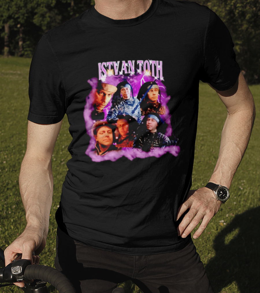 ISTVAN TOTH Lightning Expressions And Artistic Mood Collage T-Shirt