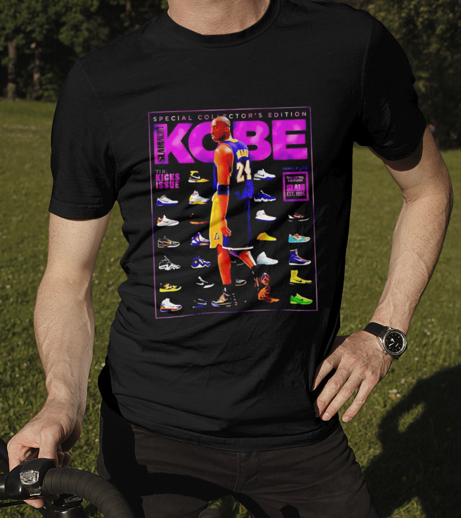 Kobe Bryant SLAM Special Collector's Edition The Kicks Issue Los Angeles Lakers 24 T-Shirt