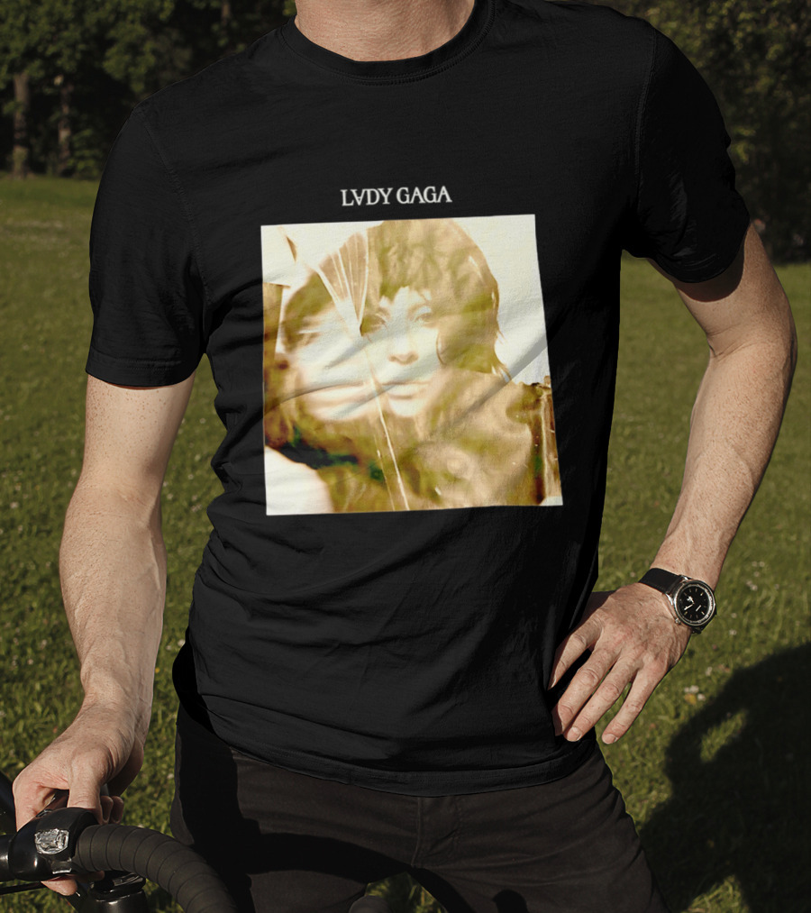 LADY GAGA LVDY Vintage Album Cover T-Shirt