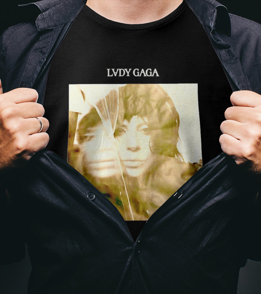LADY GAGA LVDY Vintage Album Cover T-Shirt
