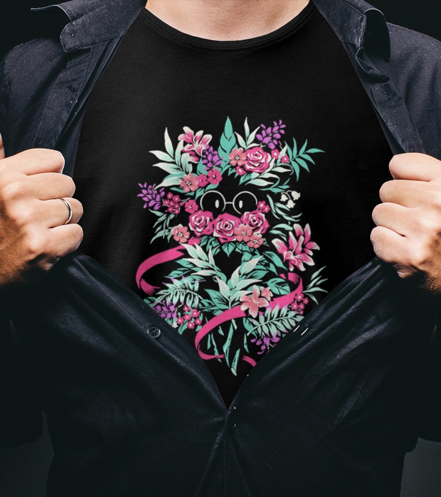 Ralsei Deltarune Floral Bouquet Undertale Indie Game Nature T-Shirt