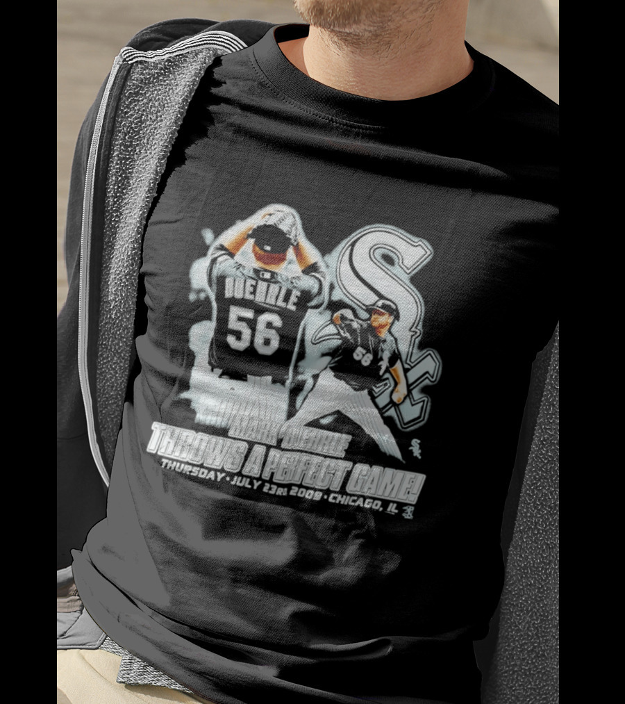Mark Buehrle 56 White Sox Perfect Game July 23 2009 Chicago T-Shirt