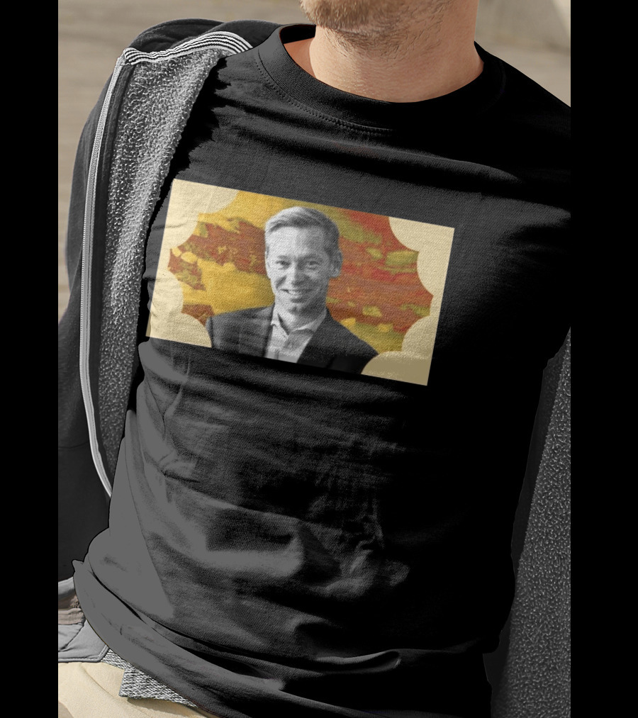 McDonald's CEO Chris Kempczinski Portrait Golden Arch T-Shirt