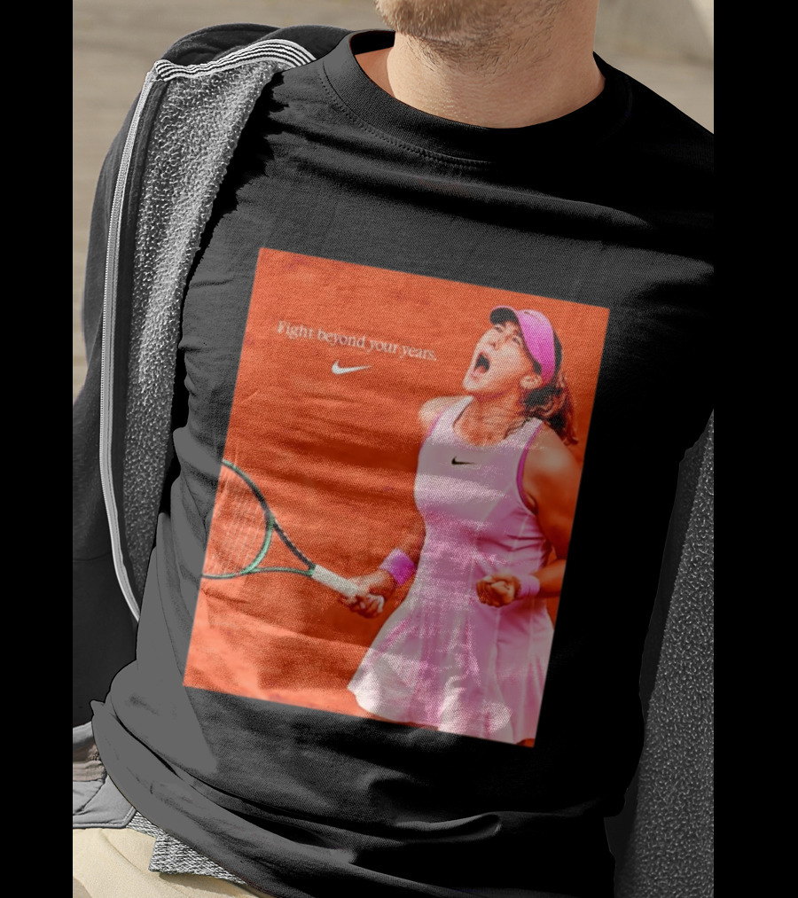 Mirra Andreeva Nike Fight Beyond Your Years Tennis Motivation T-Shirt