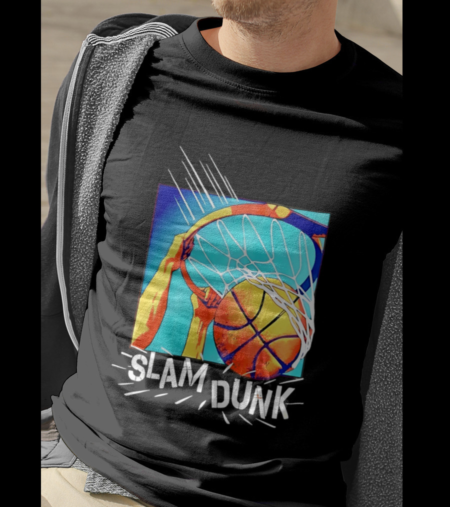 Slam Dunk Basketball Children's Place Hoop Action Kids T-Shirt