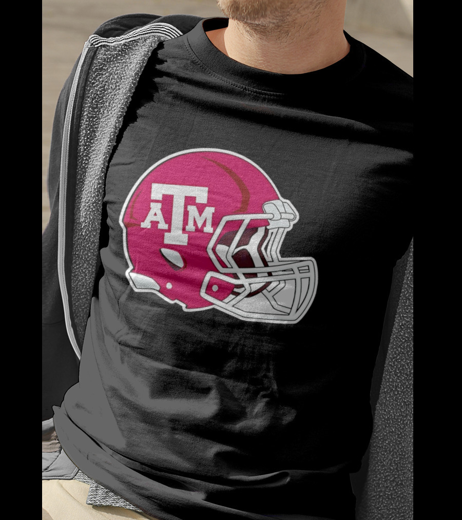 Texas A&M Aggies Football Helmet Fan Gear T-Shirt