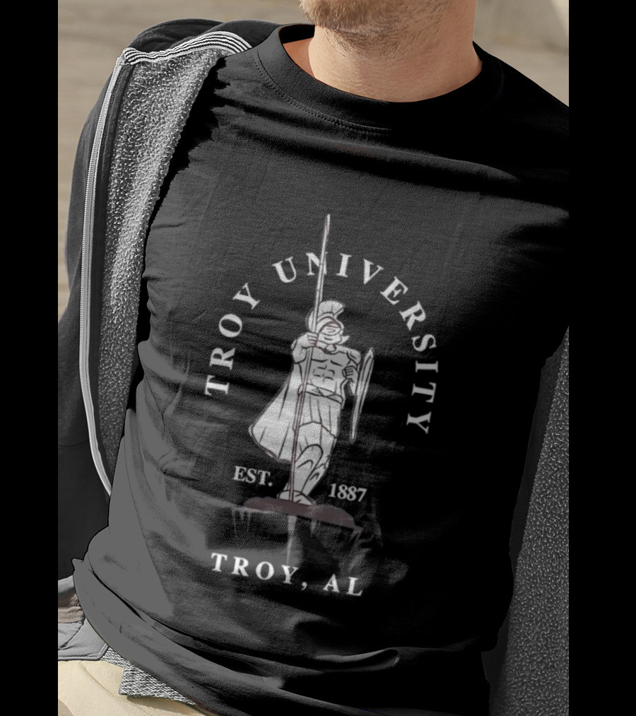 Troy University Trojan Warrior Est 1887 Troy AL T-Shirt