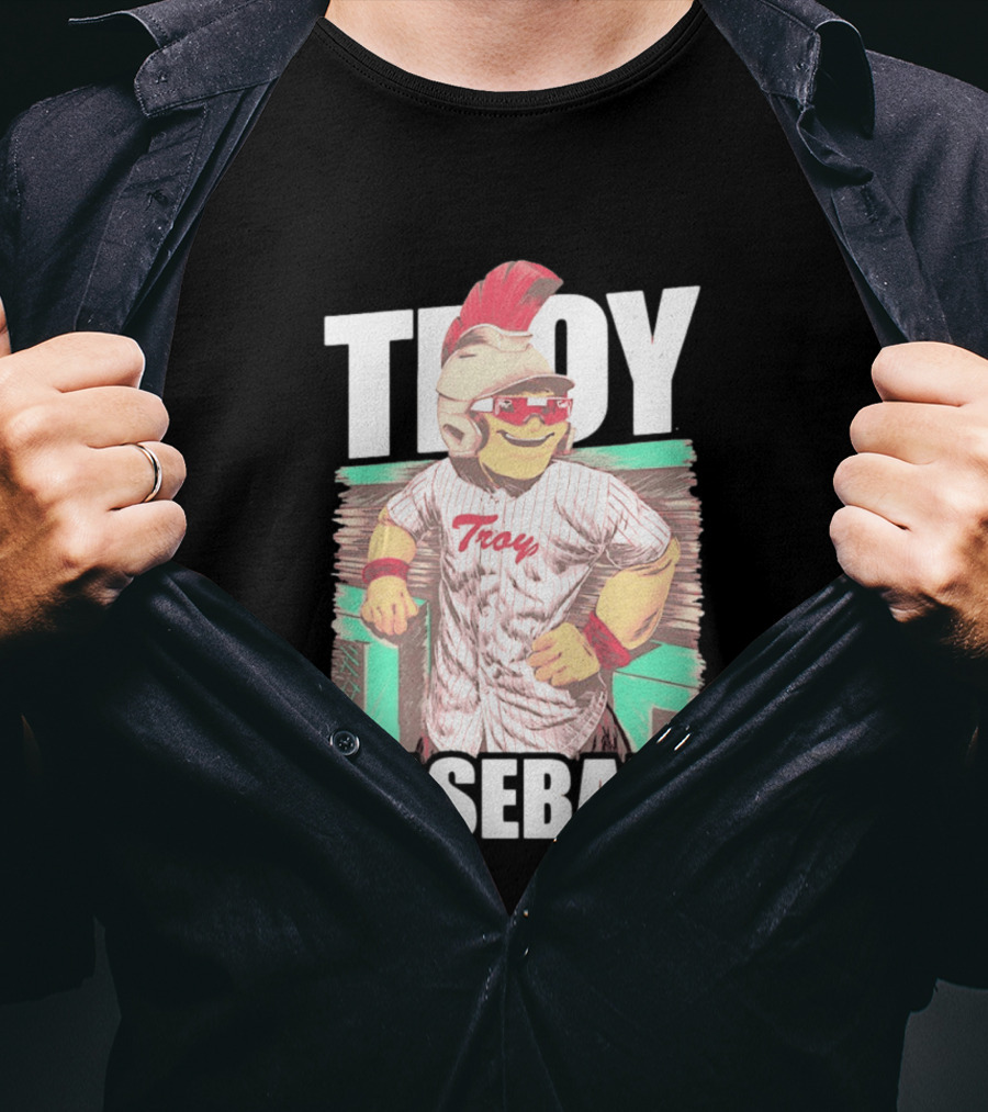 Troy University Trojans Baseball Team Collegiate Athletic Spirit T-Shirt